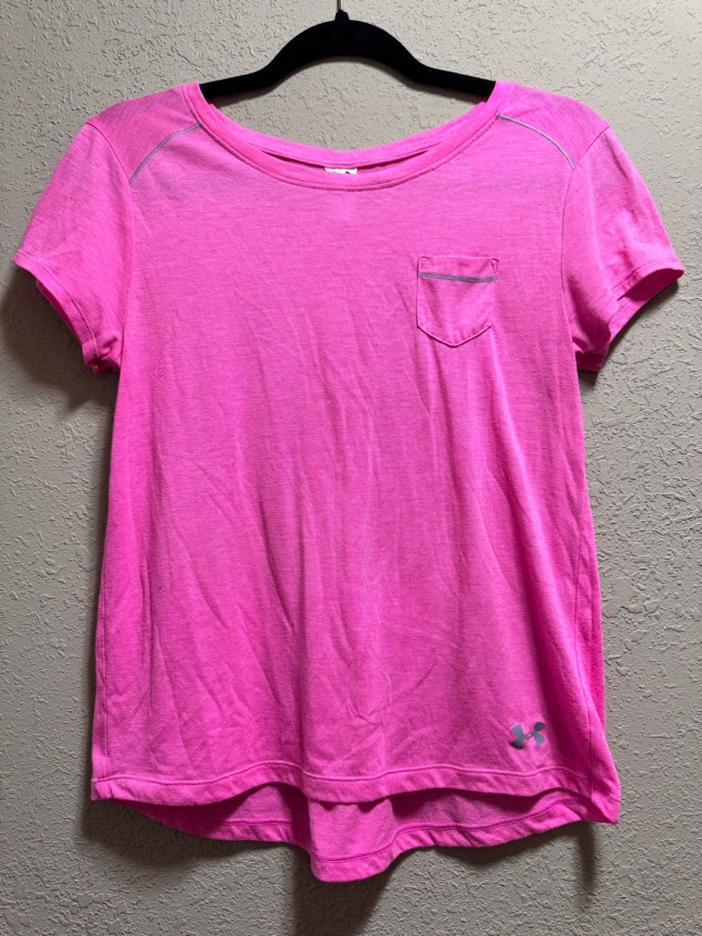 Under Armour Pink Short Sleeve Tee Girls